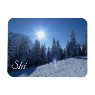 Magnet Flexible Ski Slope dans l'aimant du matin