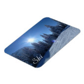 Magnet Flexible Ski Slope dans l'aimant du matin (Côté Gauche)