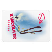 Magnet Flexible Ski Vancouver Canada (Horizontal)