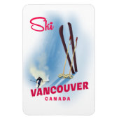 Magnet Flexible Ski Vancouver Canada (Vertical)
