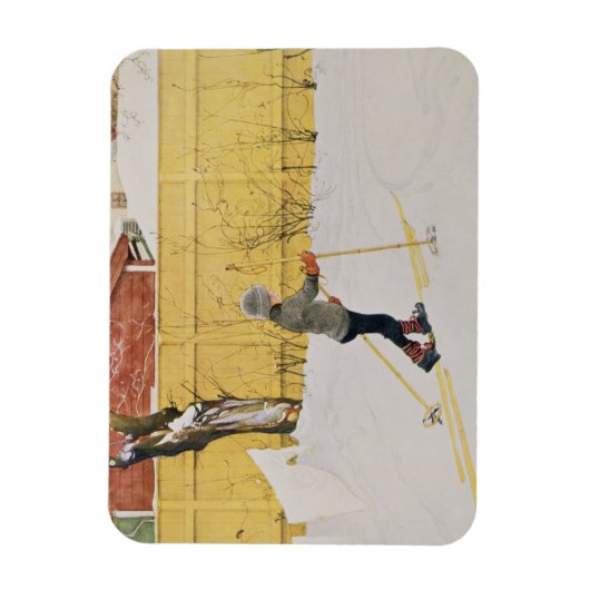 Magnet Flexible Skier, c.1909 (Vertical)