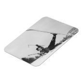 Magnet Flexible Skier féminin 2 (Côté Gauche)