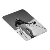 Magnet Flexible Skier femme (Côté Droit)