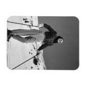 Magnet Flexible Skier femme (Horizontal)
