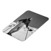 Magnet Flexible Skier femme (Côté Gauche)