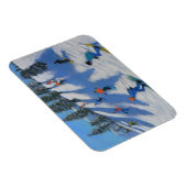 Magnet Flexible Skieurs Lofer 2010 (Côté Droit)