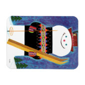 Magnet Flexible Skis pour Snowman (Horizontal)