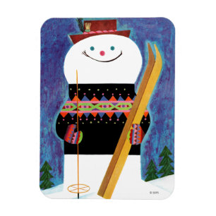 Magnet Flexible Skis pour Snowman