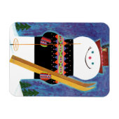 Magnet Flexible Skis pour Snowman (Horizontal)