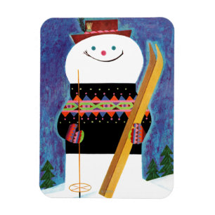 Magnet Flexible Skis pour Snowman