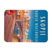 Magnet Flexible Skopje, ville des ponts (Horizontal)