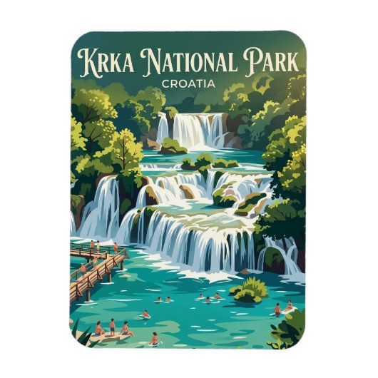 Magnet Flexible Skradinski Buk Croatie (Vertical)
