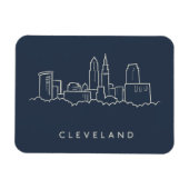 Magnet Flexible Skyline Cleveland Ohio (Horizontal)