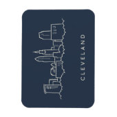 Magnet Flexible Skyline Cleveland Ohio (Vertical)