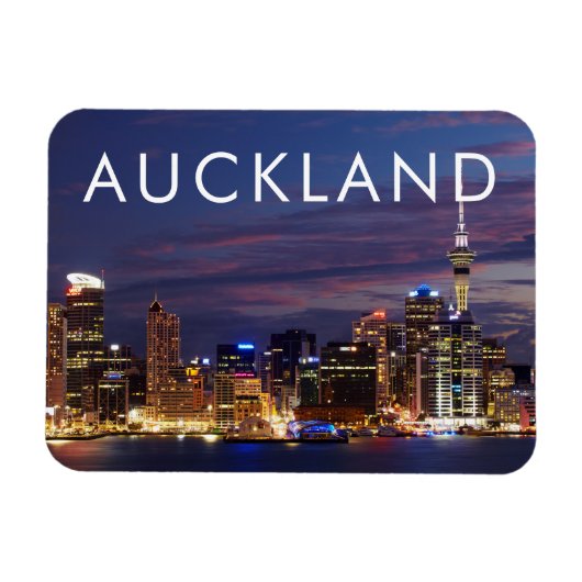 Magnet Flexible Skyline de Auckland City (Horizontal)