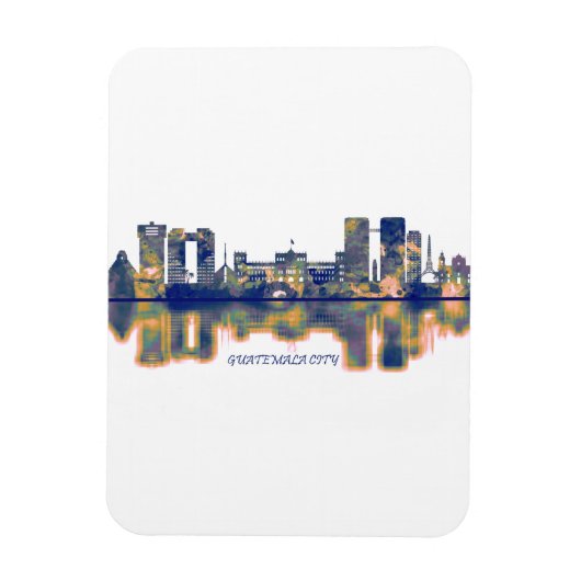 Magnet Flexible Skyline de Guatemala (Vertical)