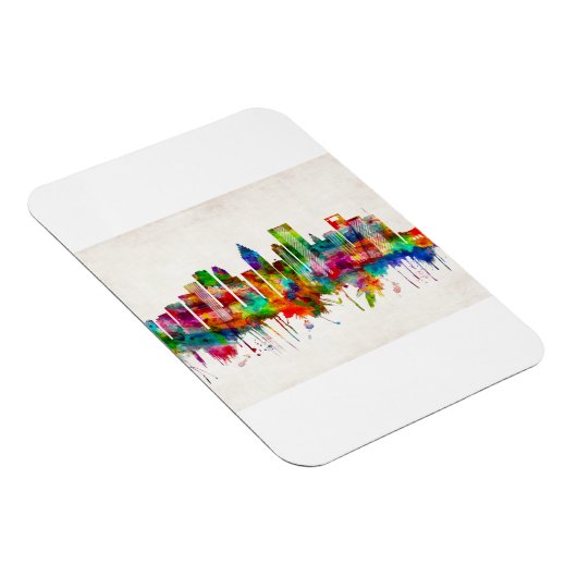 Magnet Flexible Skyline de Houston (Côté Droit)