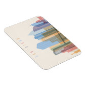 Magnet Flexible Skyline de la ville de San Diego (Côté Droit)