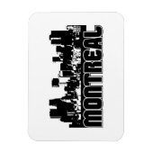 Magnet Flexible Skyline de Montréal (Vertical)