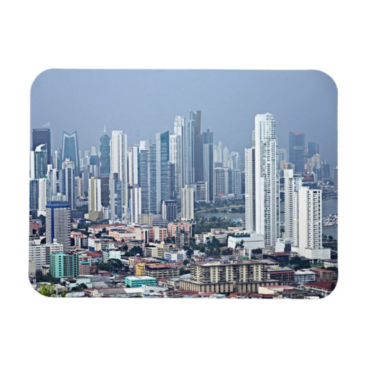 Magnet Flexible Skyline de Panama City (Horizontal)
