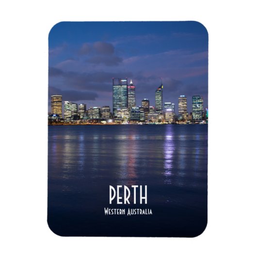 Magnet Flexible Skyline de Perth City (Vertical)