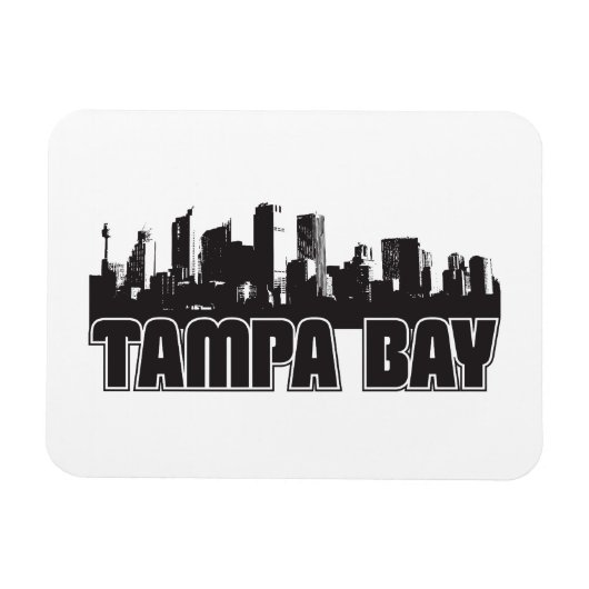 Magnet Flexible Skyline de Tampa Bay (Horizontal)