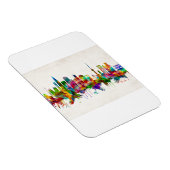 Magnet Flexible Skyline Séoul Corée du Sud (Côté Droit)