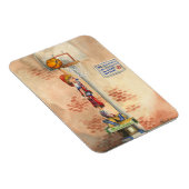 Magnet Flexible Slam Dunk sur le plateau de basket par Jay Throckm (Côté Droit)