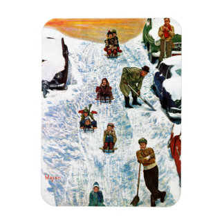 Magnet Flexible Sledding and Digging Out