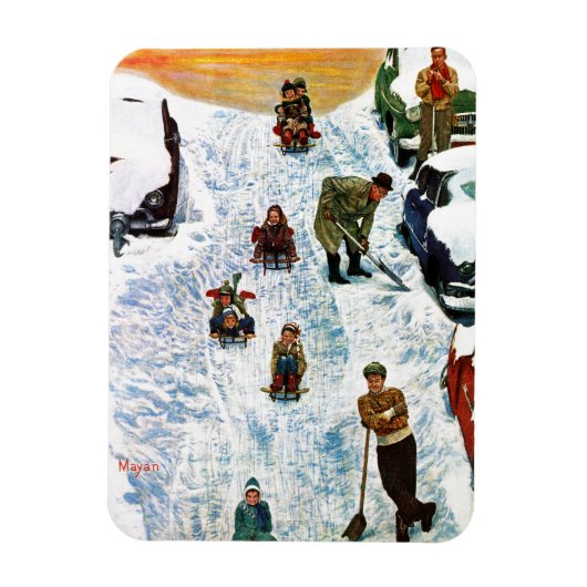 Magnet Flexible Sledding and Digging Out (Vertical)