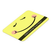 Magnet Flexible Sleepy Kawaii Joyeux Visage (Côté Gauche)