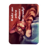 Magnet Flexible Sleepy Kitten Magent (Vertical)