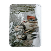 Magnet Flexible Sleigh Ride in Winter Wonderland (Vertical)
