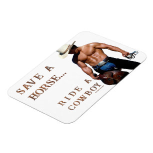 Magnet Flexible SlipperyJoe's sauve cheval monter chapeau de cowbo