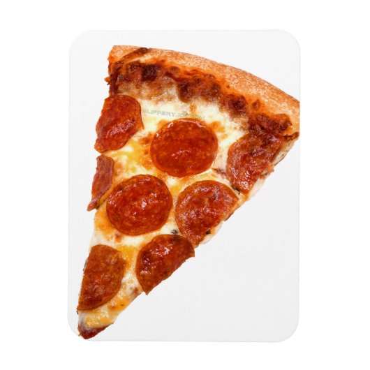 Magnet Flexible SlipperyJoe's Sliced Pizza pepperoni fromage delic (Vertical)
