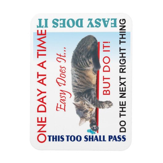 Magnet Flexible slogans de récupération (Vertical)