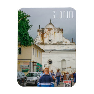 Magnet Flexible Slonim Belarus Synagogue de l'architecture urbaine