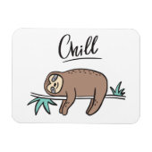 Magnet Flexible Sloth dit "Chill" (Horizontal)