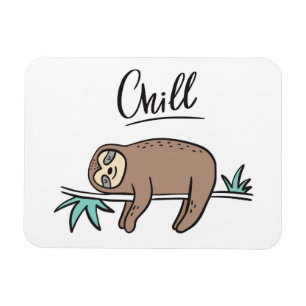 Magnet Flexible Sloth dit "Chill"