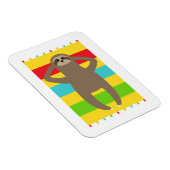 Magnet Flexible Sloth Sur La Plage (Côté Droit)
