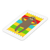 Magnet Flexible Sloth Sur La Plage (Côté Gauche)