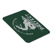 Magnet Flexible SLYTHERIN™ - Badge Préfet (Côté Droit)