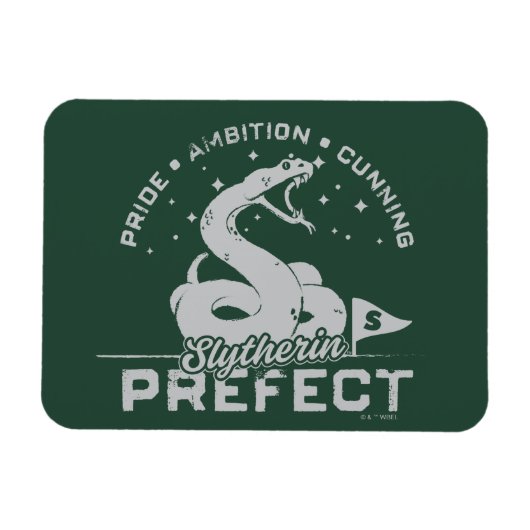 Magnet Flexible SLYTHERIN™ - Badge Préfet (Horizontal)