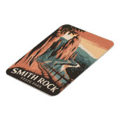 Magnet Flexible Smith Rock State Park Vintage (Côté Gauche)
