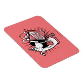 Magnet Flexible Snacks Scooby Doo demi-teinte Scooby (Côté Droit)