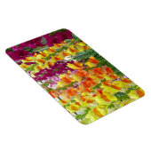 Magnet Flexible Snapdragons colorés floraux (Côté Droit)