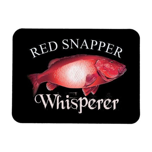 Magnet Flexible Snapper rouge Whisperer Dark (Horizontal)