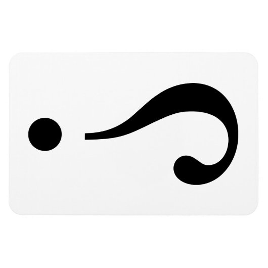 Magnet Flexible sNARK mARK {ironicon} (Horizontal)