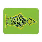 Magnet Flexible Snarky Grinch | Funny Let's Just Not Quote (Horizontal)