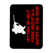 Magnet Flexible Sniper - Aide D'En Haut - Aimant De Réfrigérateur (Vertical)